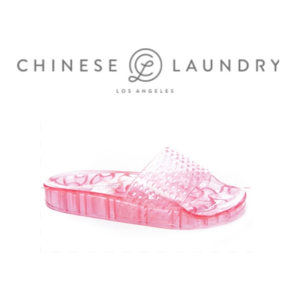 Chinese Laundry Glow Up Pool Sandal Pink Size 10